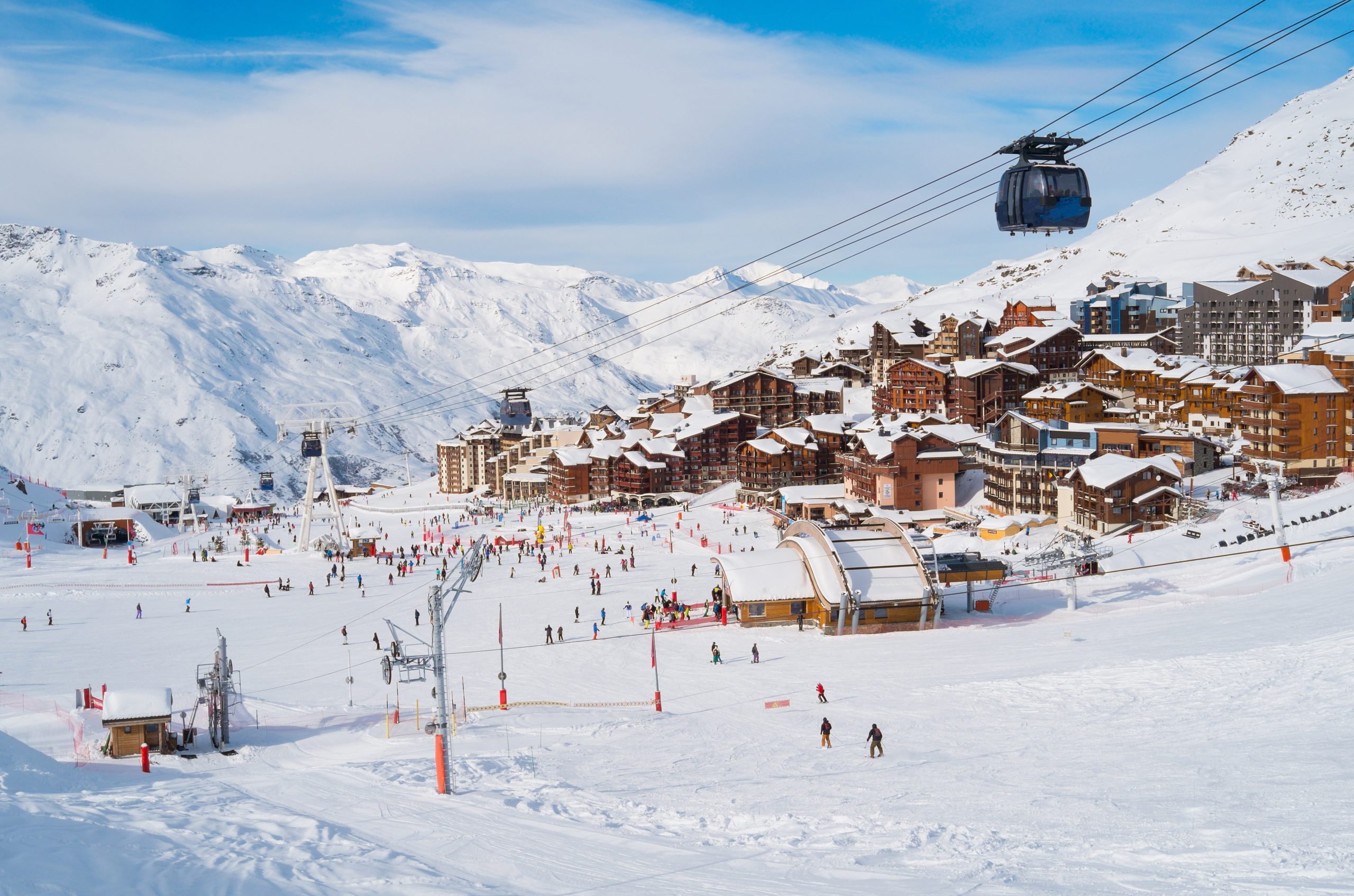 Euphorique début de saison dans les stations françaises. Ici Val Thorens qui a ouvert la saison.