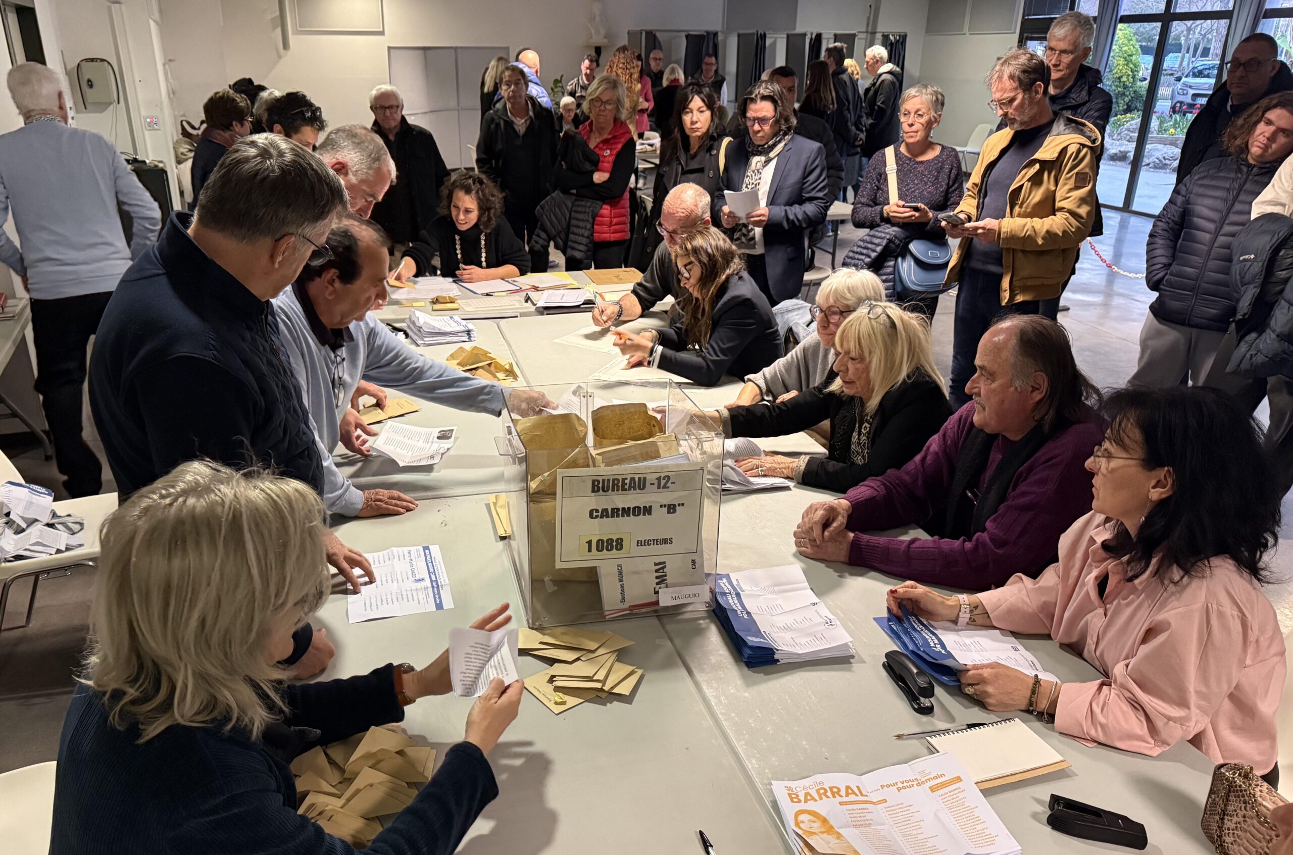 Au premier tour des &eacute;lections municipales, les participants du bureau de vote Carnon-B au d&eacute;pouillement ont d&eacute;livr&eacute; une prestation de tr&eacute;s haut niveau dimanche dernier. Organisation, rapidit&eacute; et clart&eacute;.
